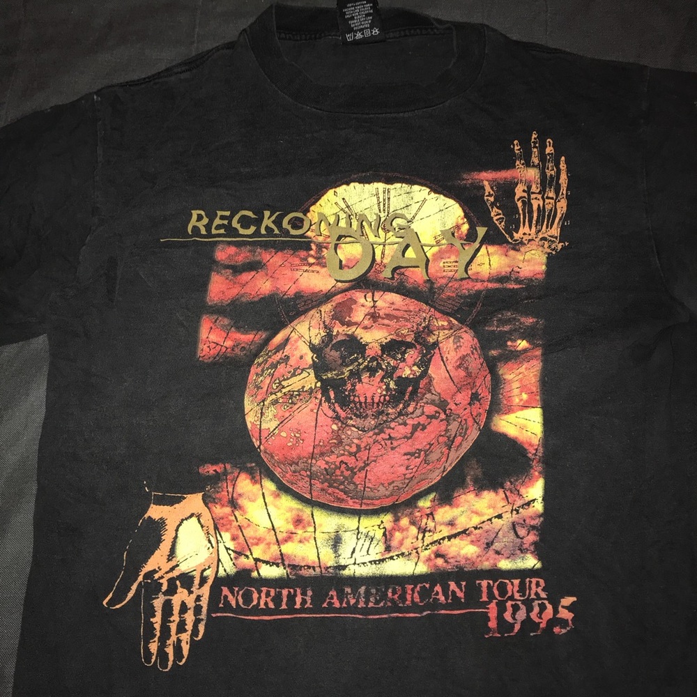 Vintage Megadeth Reckoning Day 1995 Tour T Shirt